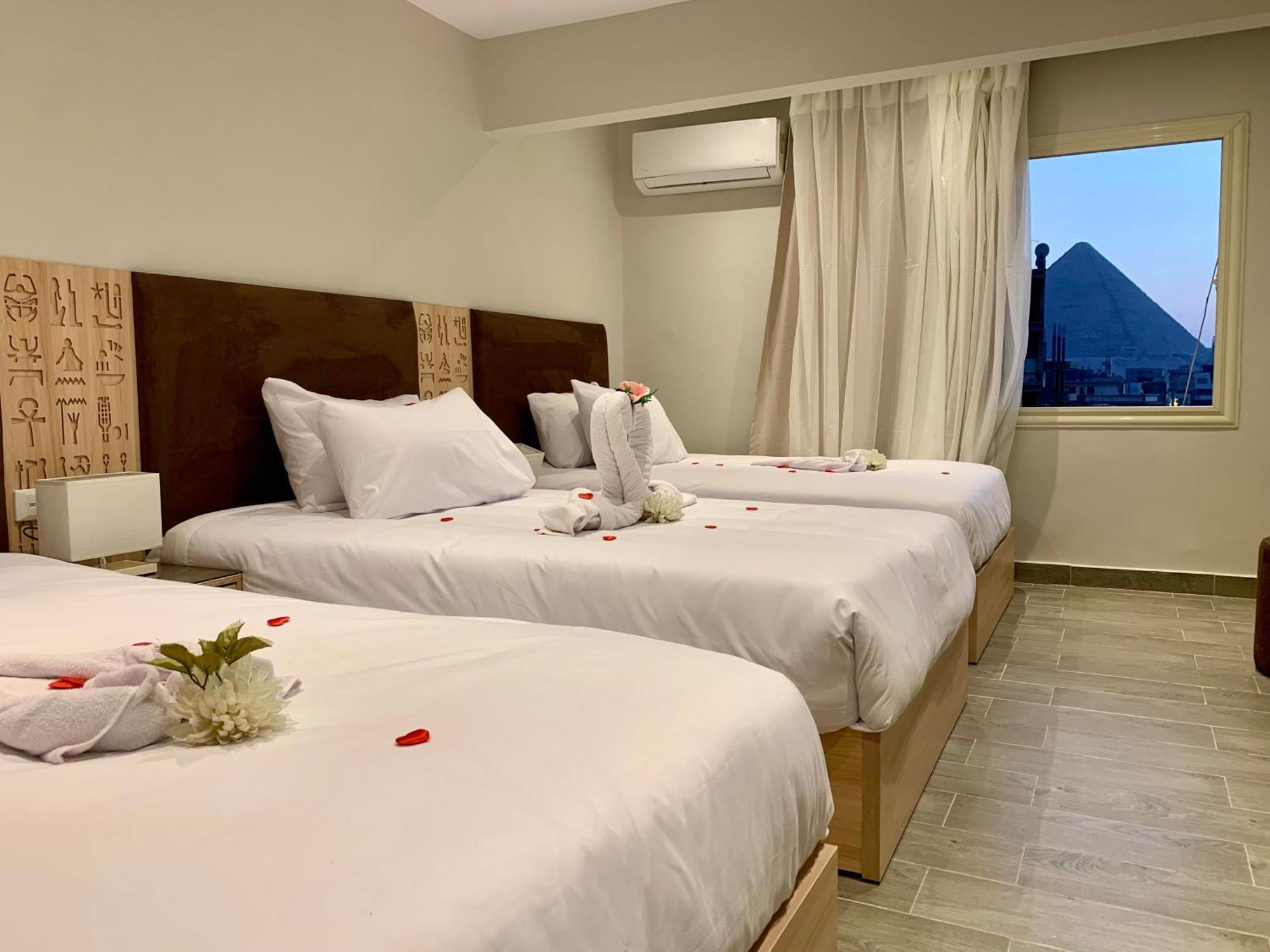 Khufu Pyramids Inn Nazlet el-Sîsi Zewnętrze zdjęcie
